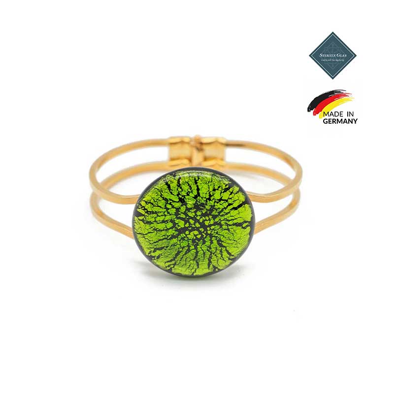 STERNEN GLAS | "Selene" | Gold Plated Bangle  STERNEN GLAS | "Selene" | Gold Plated Bangle