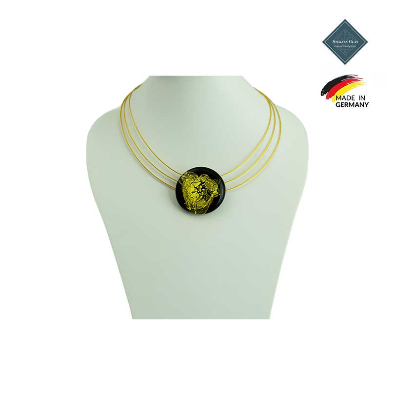 STERNEN GLAS | "Antonia" | 3 Tier Round Necklace STERNEN GLAS | "Antonia" | 3 Tier Round Necklace