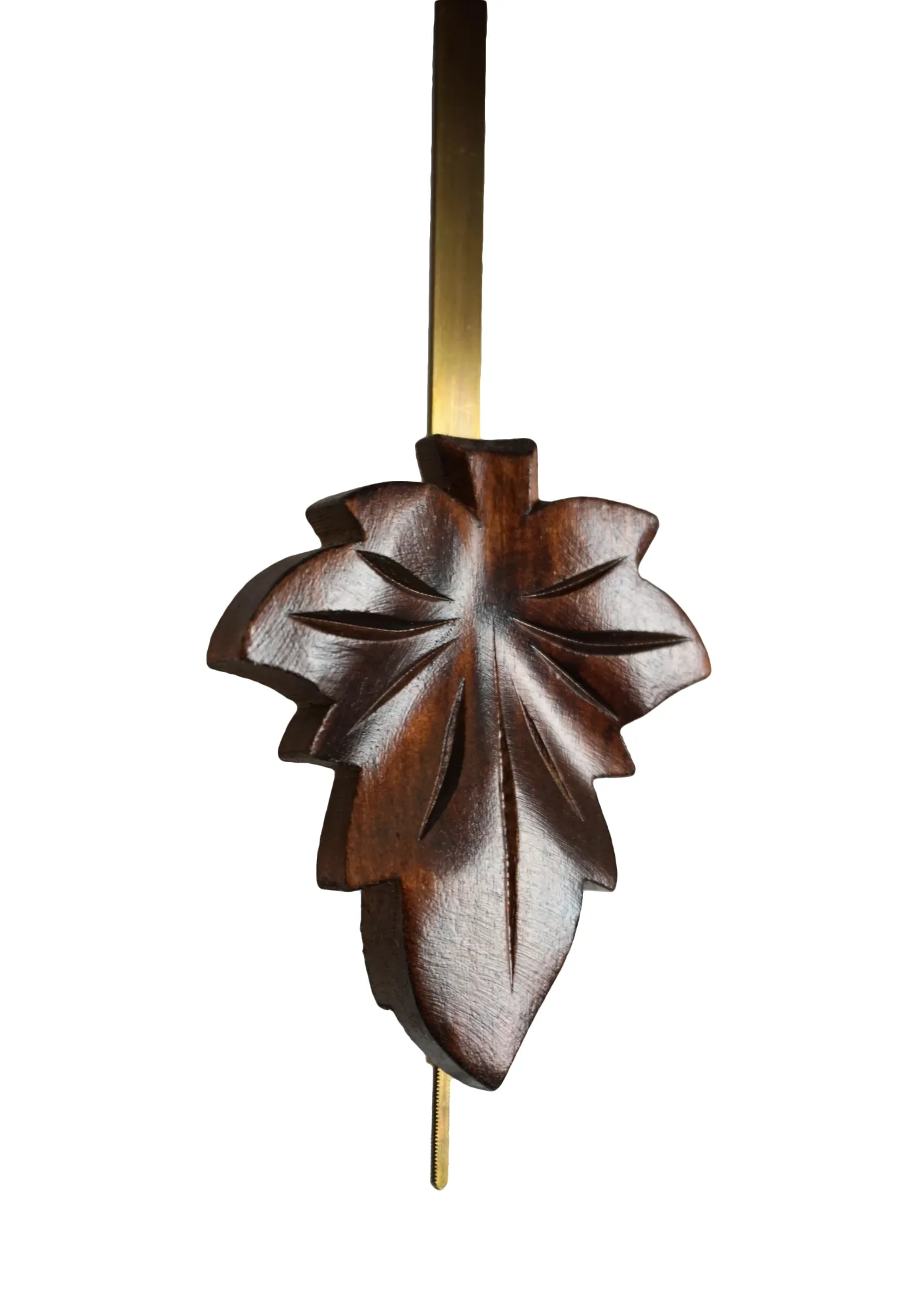 Cuckoo Clock  Traditional Style, Three Birds  1 Day Movement (3) Authentic brown mechanical black forest cuckoo clock with wood peckers, one day clockwork, made by Hönes