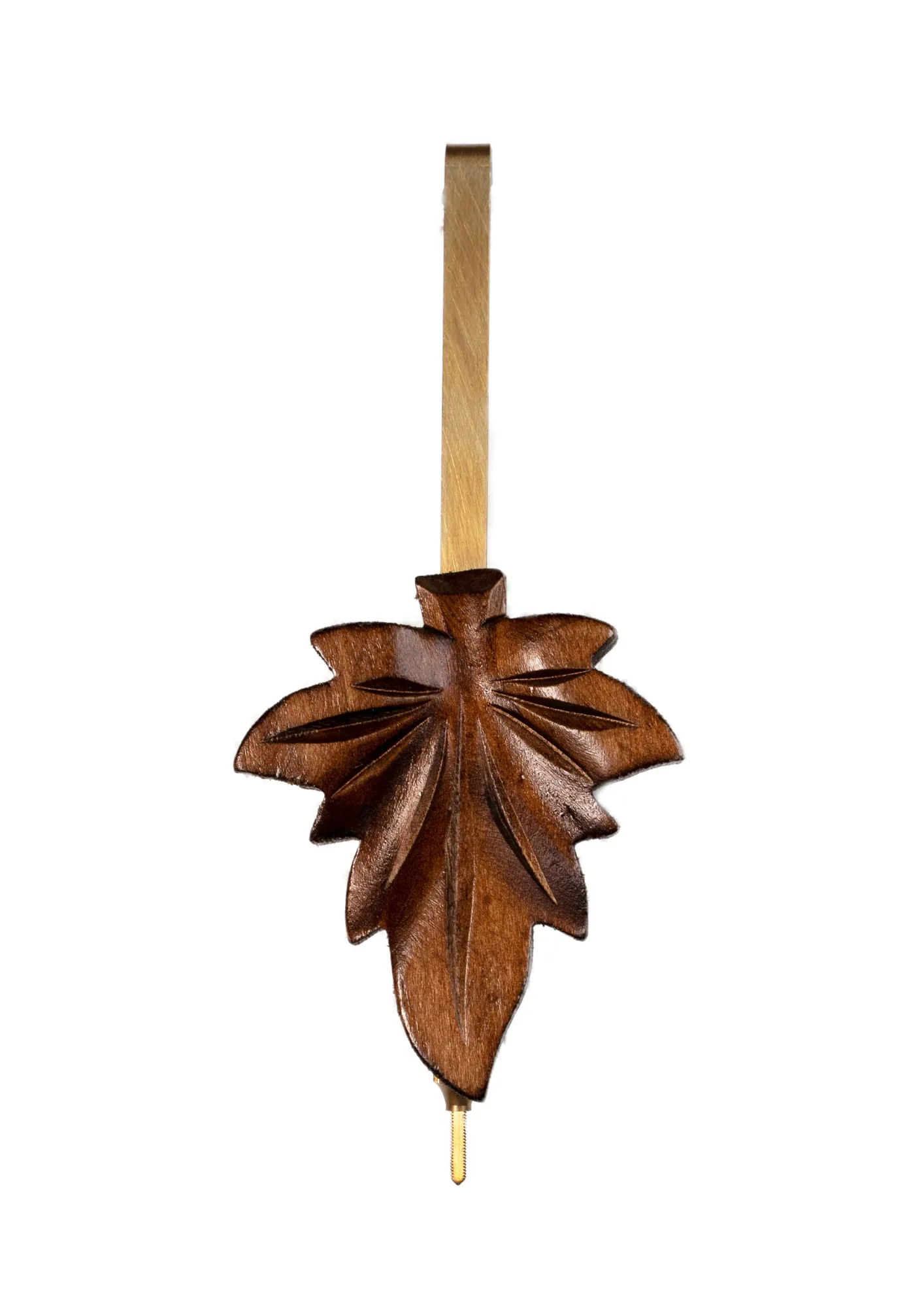 Cuckoo Clock  Wine Leaves  1 Day Movement (3) original authentic  brown black forest cuckoo clock decorated with wine leaves made by Hönes