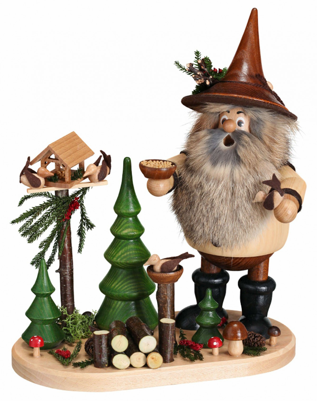 Smoker | Forest Gnome - Bird Friend Smoker | Forest Gnome - Bird Friend