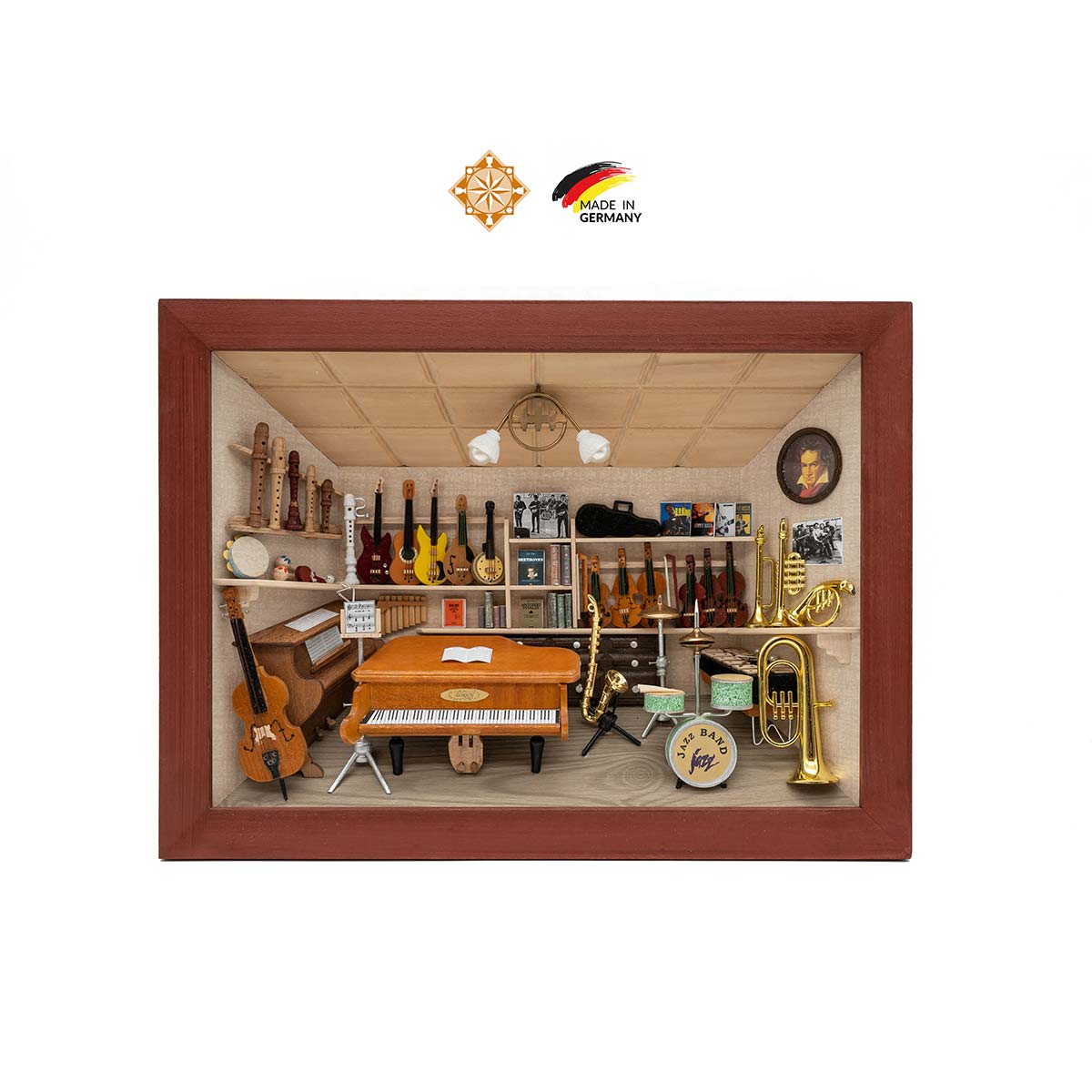 3D Wooden Picture | Music Shop