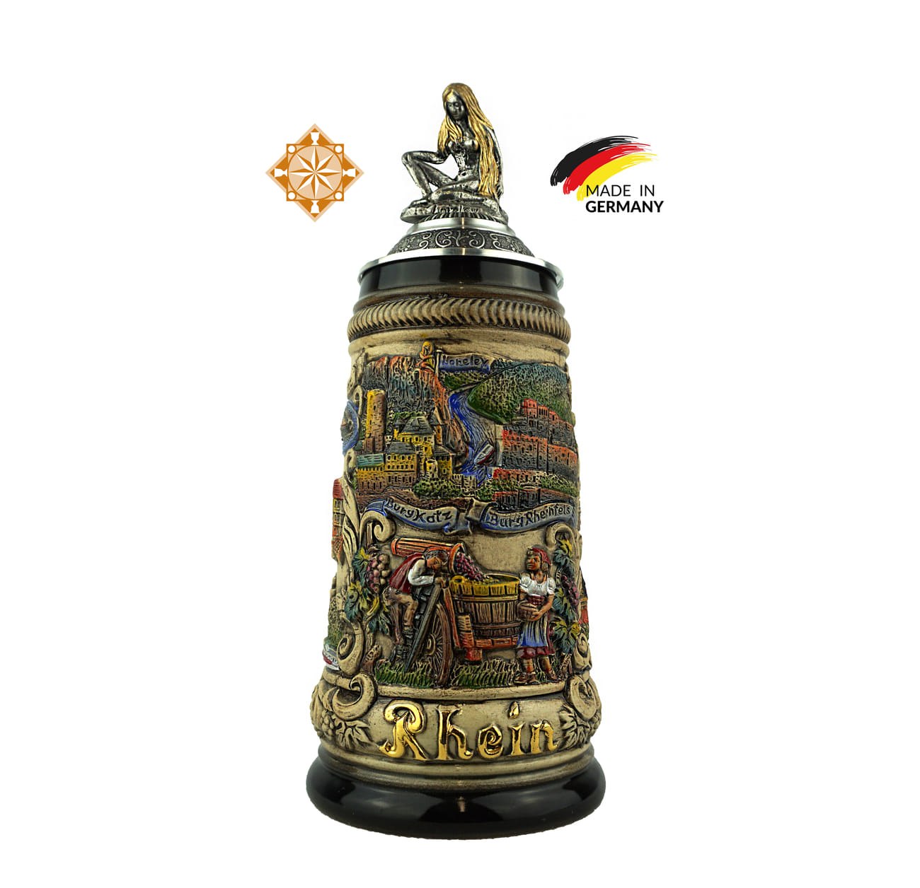 Beer Stein | Rhein Panorama | Loreley Beer Stein | Rhein Panorama | Loreley