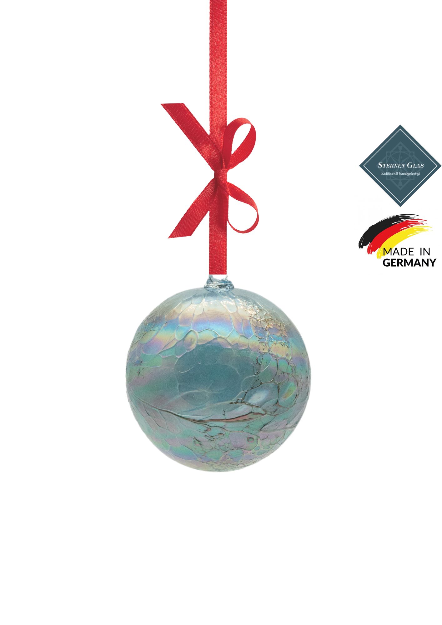 STERNEN GLAS | Decorative Sphere | Blue 9cm