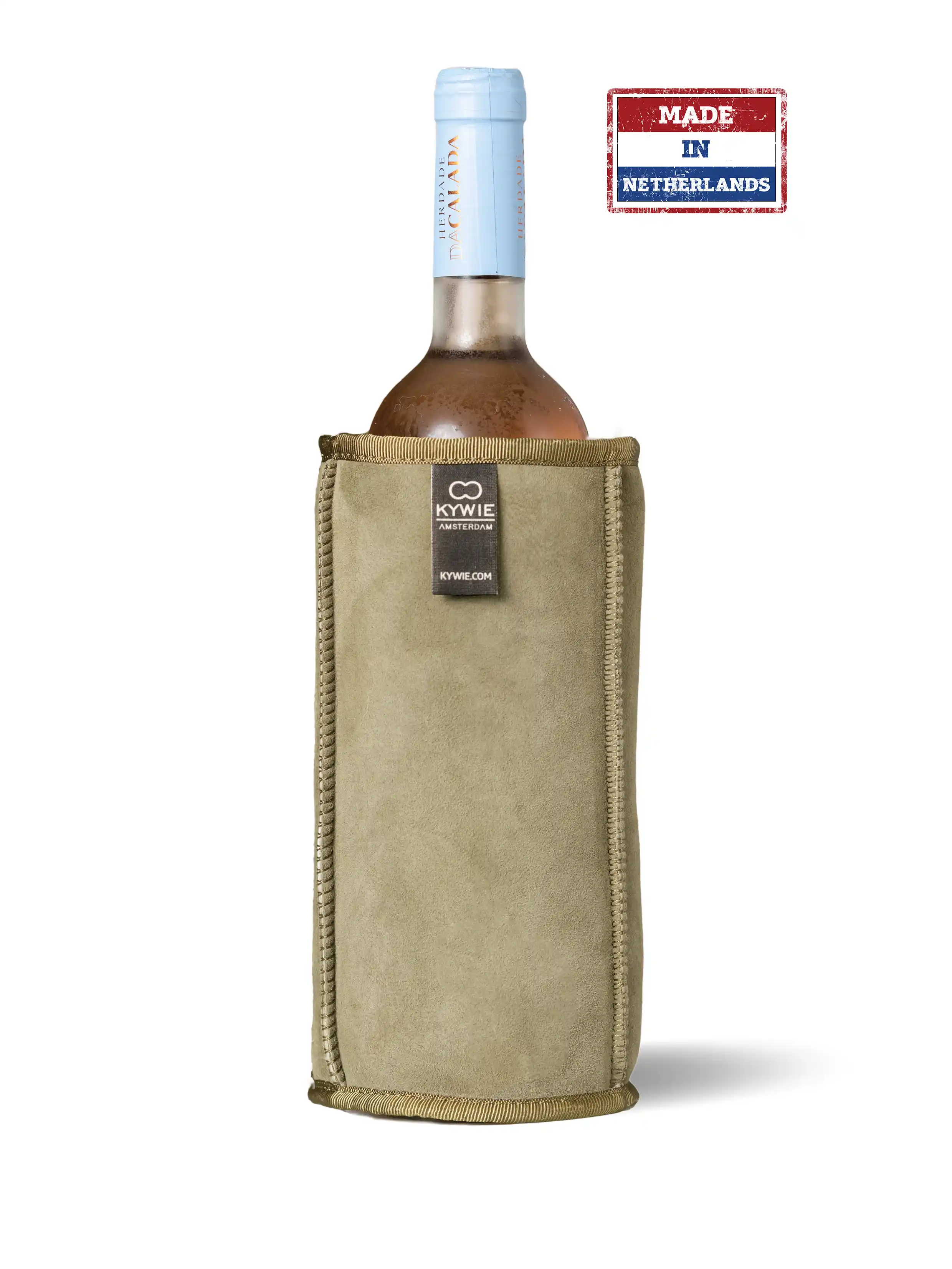 KYWIE | Wine Cooler | Khaki Suede