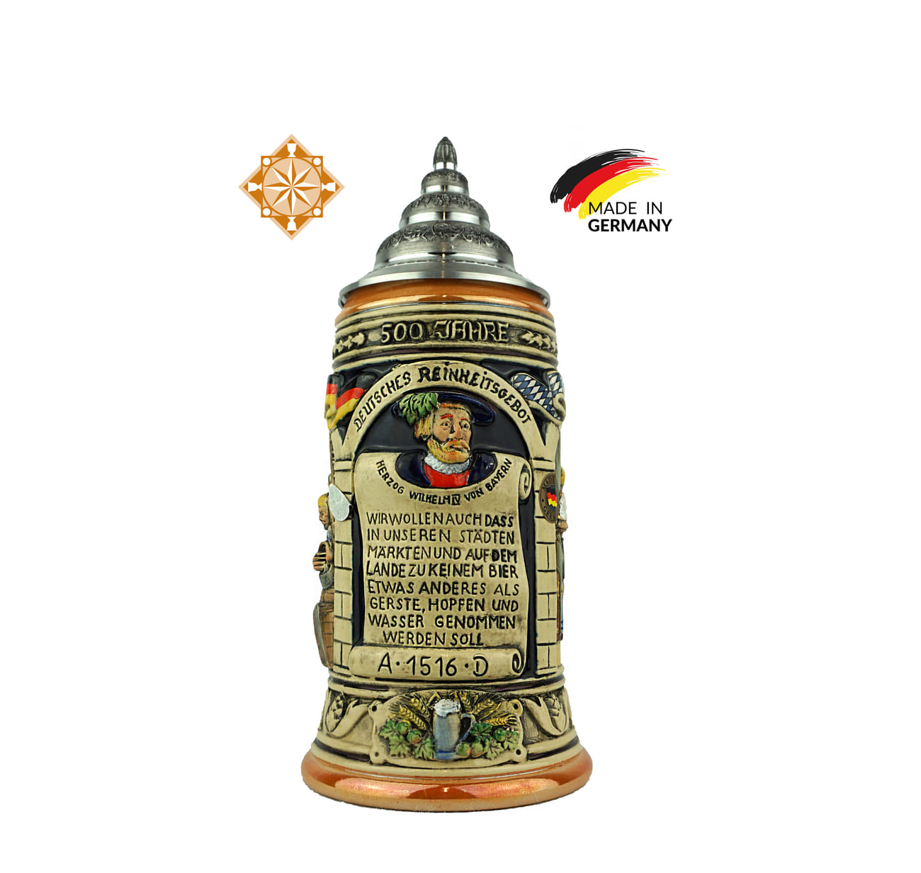Beer Stein | German Beer Purity Law Beer Stein | German Beer Purity Law