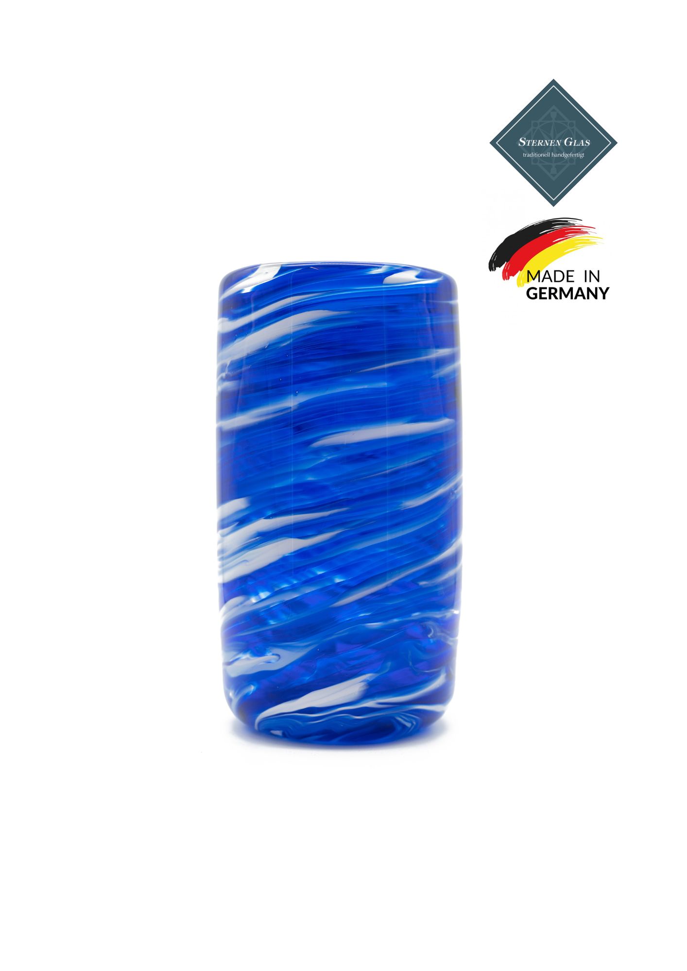 STERNEN GLAS | Cylinder Vase | Blue STERNEN GLAS | Cylinder Vase | Blue
