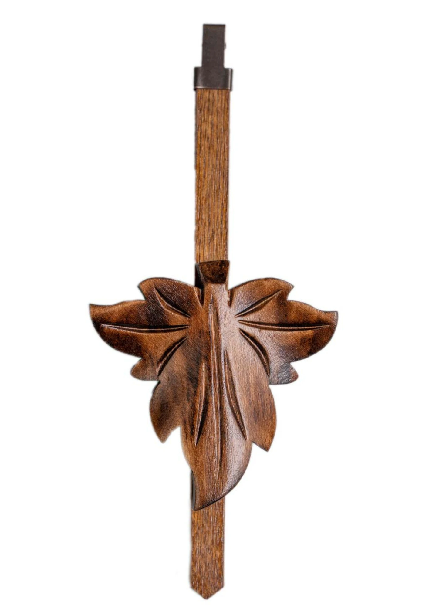 Cuckoo Clock  Traditional Style, Three Birds  Battery (4) traditional style carved cuckoo clock with ivy leaves and three birds decorating the clock, plays music and dancers turn made by Trenkle Uhren