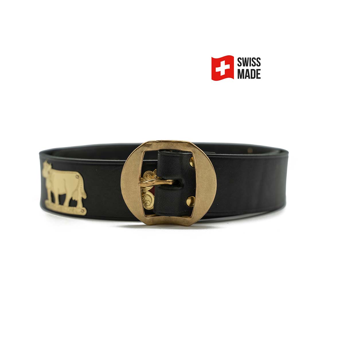 Leather Belt | Brass Fittings | 43.3 Inch