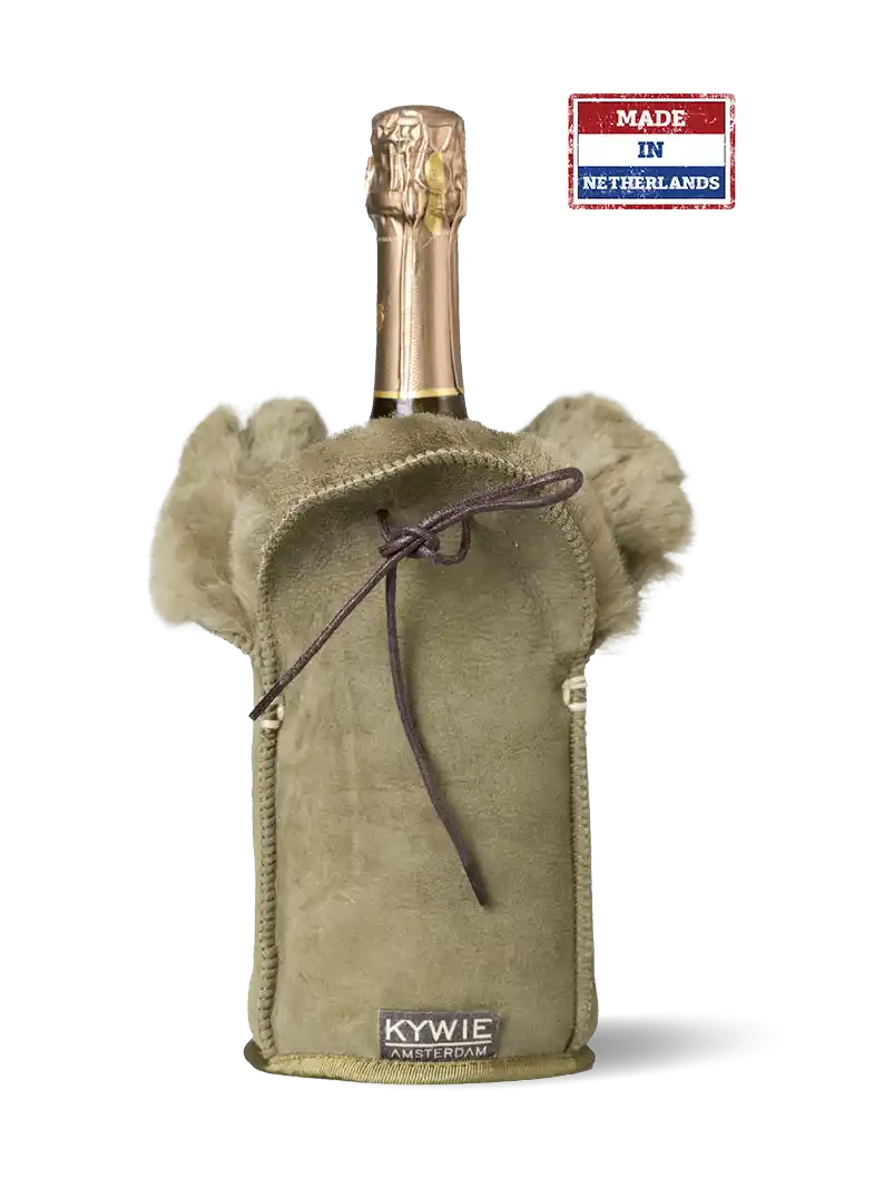 KYWIE | Champagne Cooler | Khaki Suede KYWIE | Champagne Cooler | Khaki Suede