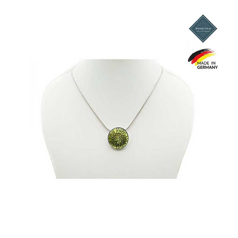 STERNEN GLAS | "Selene" Necklace | Silver Plated Chain STERNEN GLAS | "Selene" Necklace | Silver Plated Chain