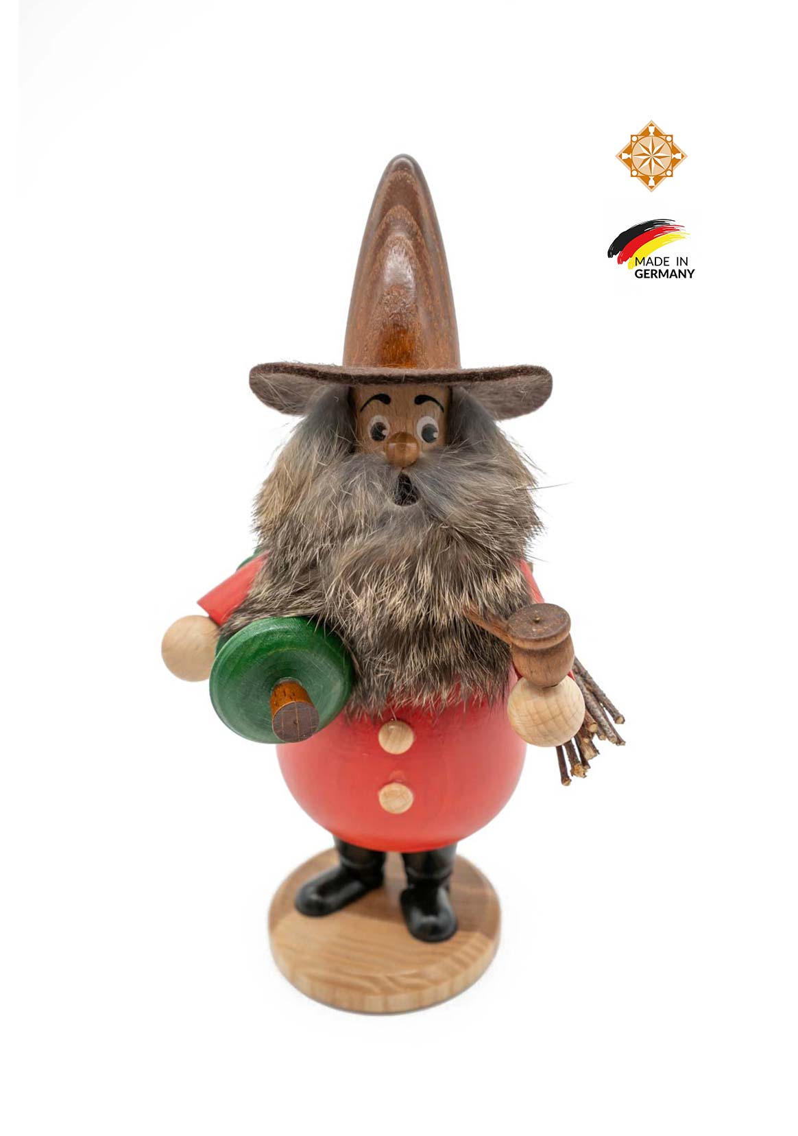 Smoker | Man with Christmas Tree | Red Smoker | Man with Christmas Tree | Red