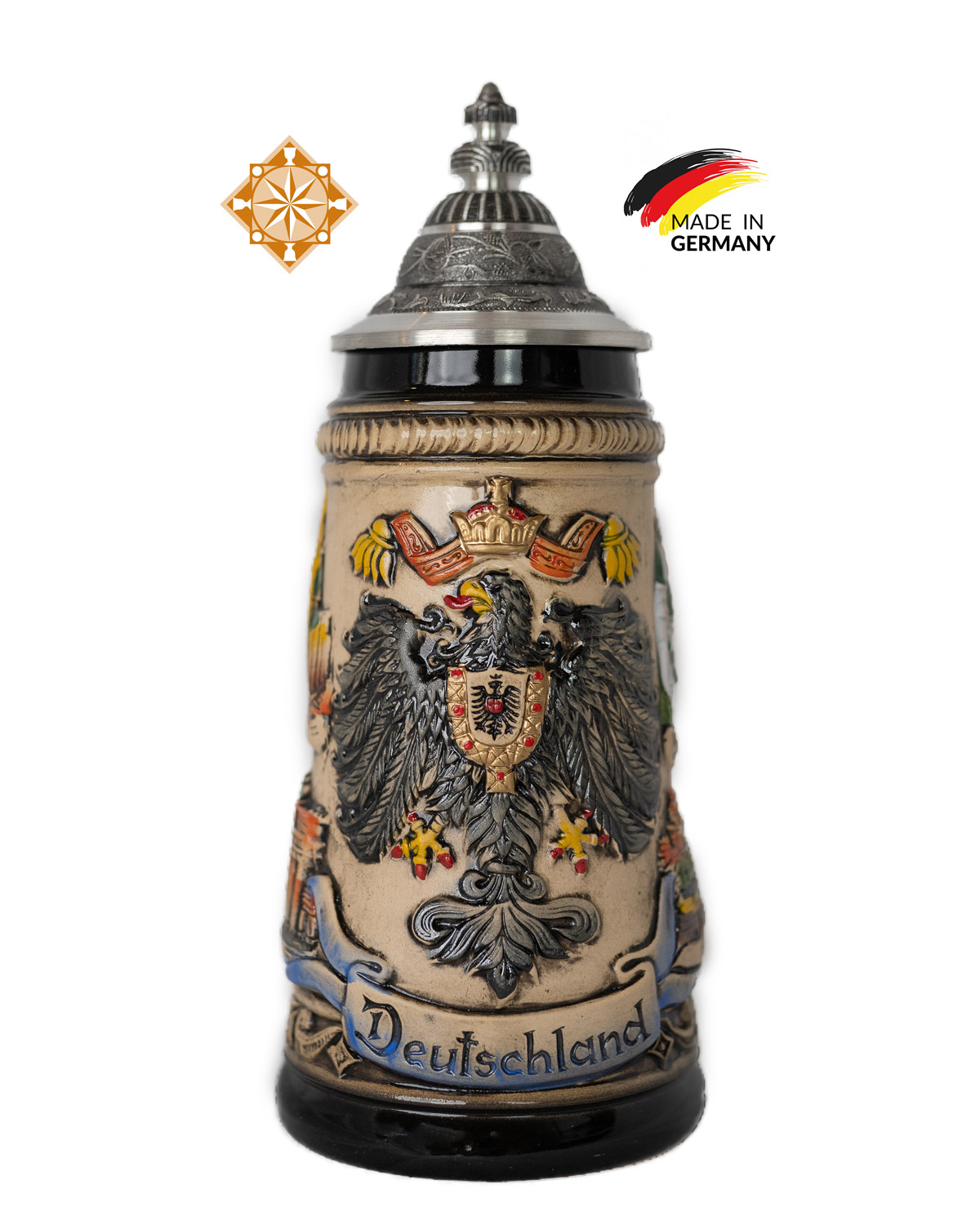 Beer Stein | German Cities | Colorful Beer Stein | German Cities | Colorful