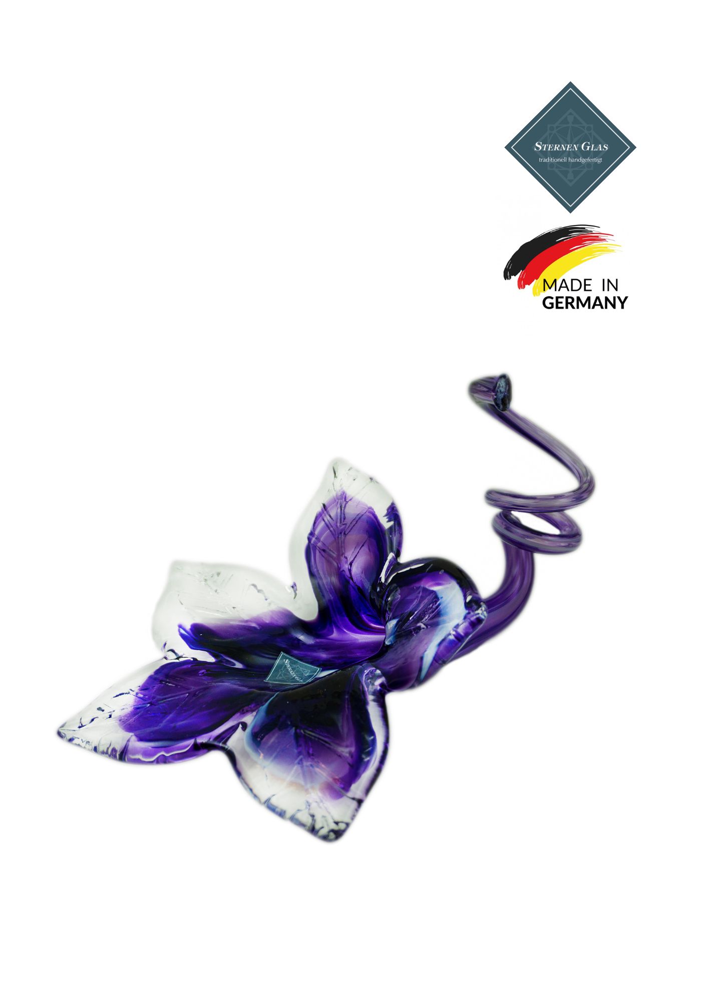 STERNEN GLAS | Flower | Purple