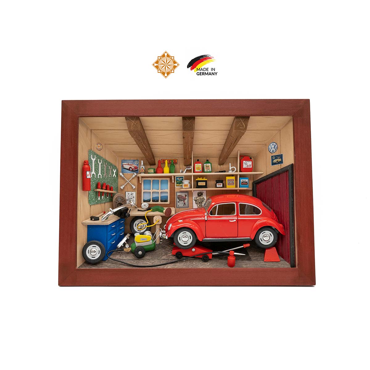 3D Wooden Picture | Car Garage 3D Wooden Picture | Car Garage