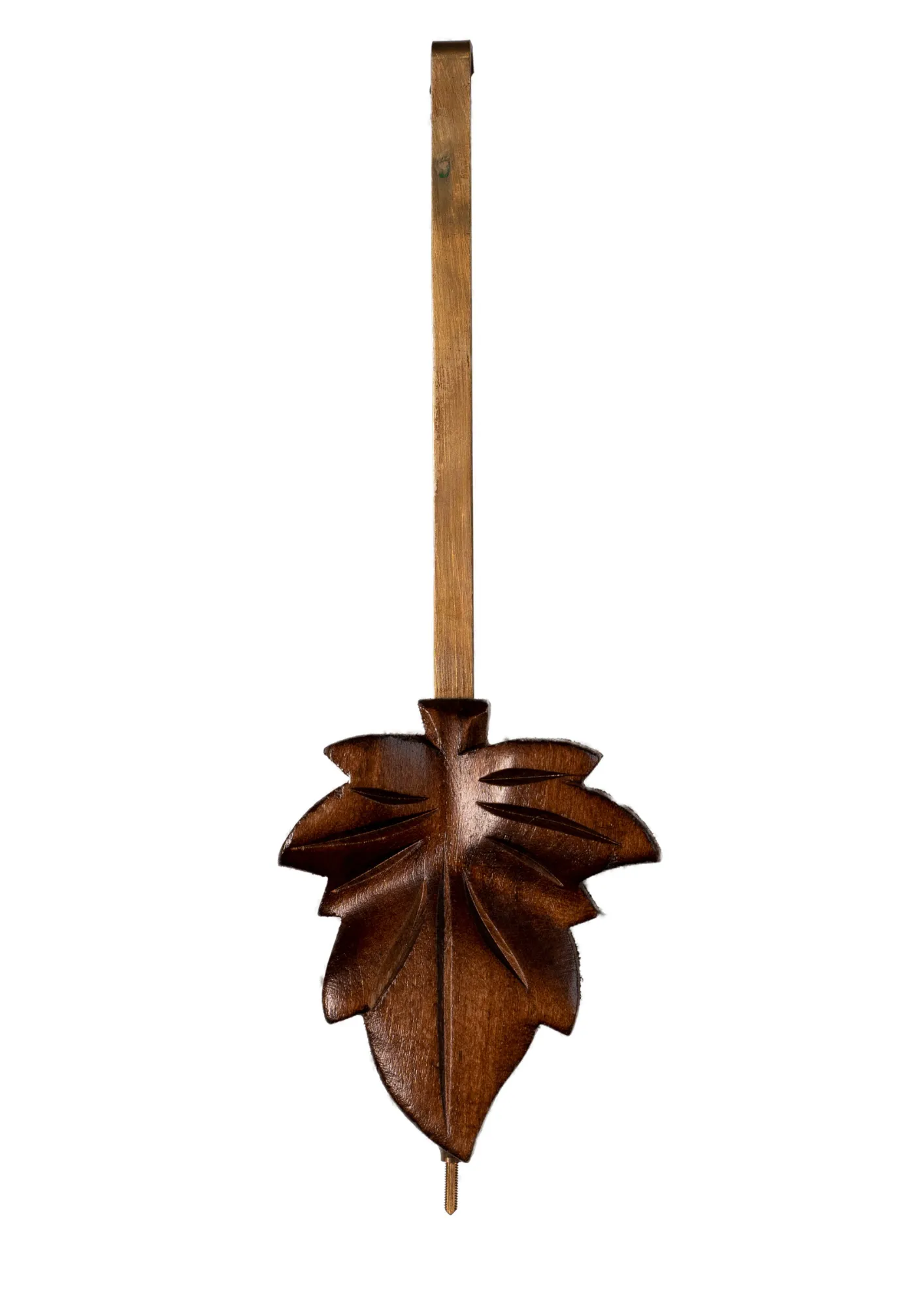 Cuckoo Clock  Traditional, Three Birds  8 Day Movement (4) Brown hand carved mechanical 8 days black forest cuckoo clock with three precisely carved cukoo birds, also covered in wine leaves, made by Hönes