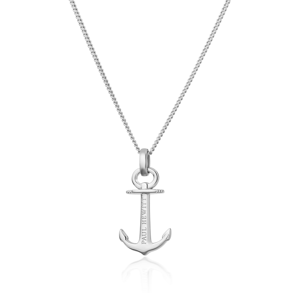 Anchor Spirit Necklace  925  Sterling Silver