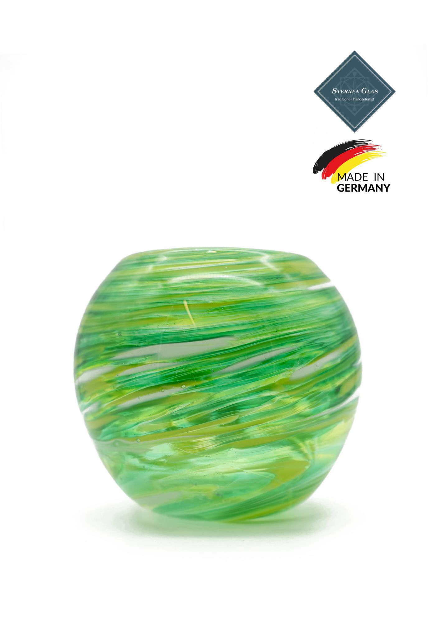 STERNEN GLAS | Round Vase | Green STERNEN GLAS | Round Vase | Green