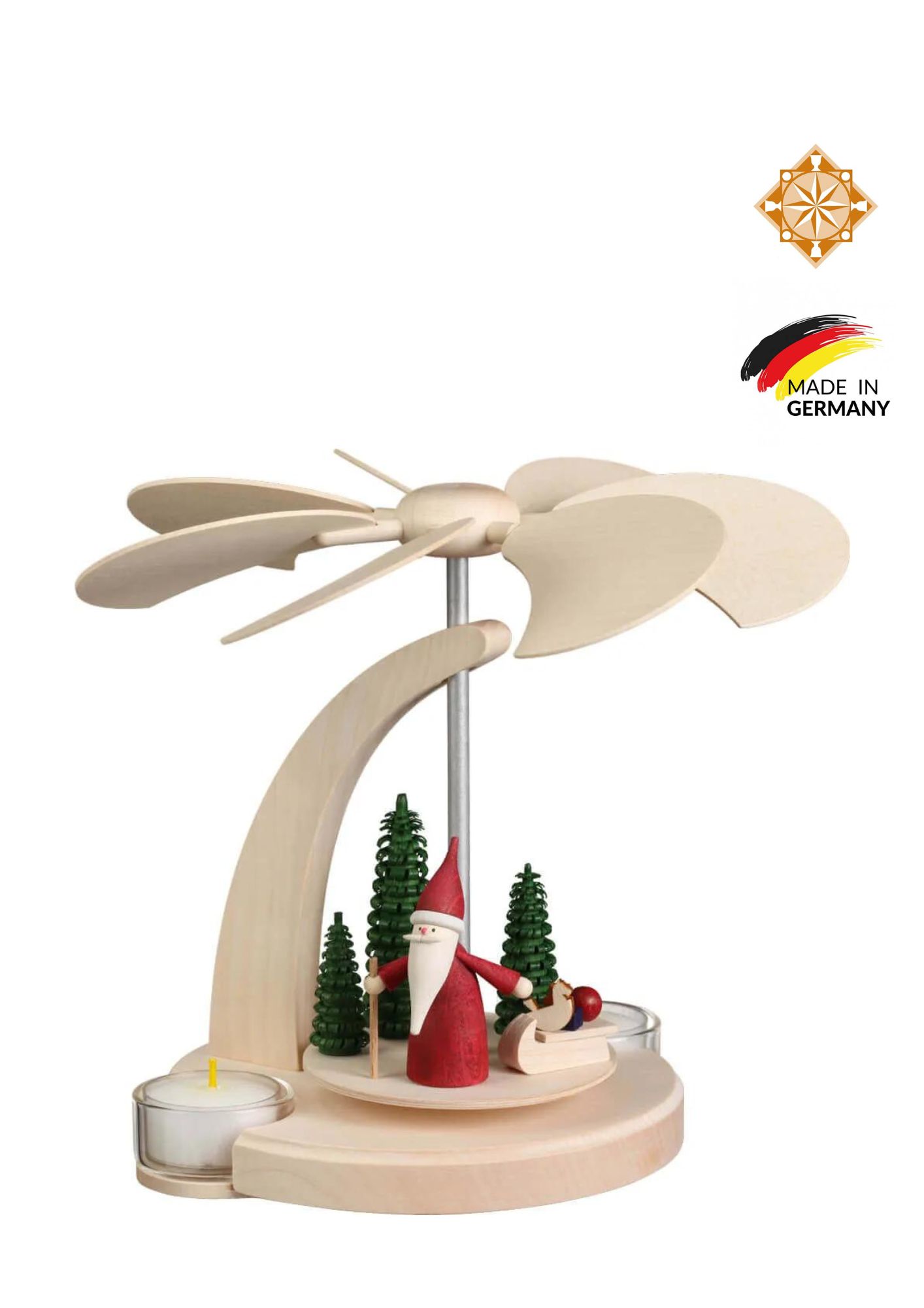 Christmas Pyramid | Santa with Sleigh Christmas Pyramid | Santa with Sleigh