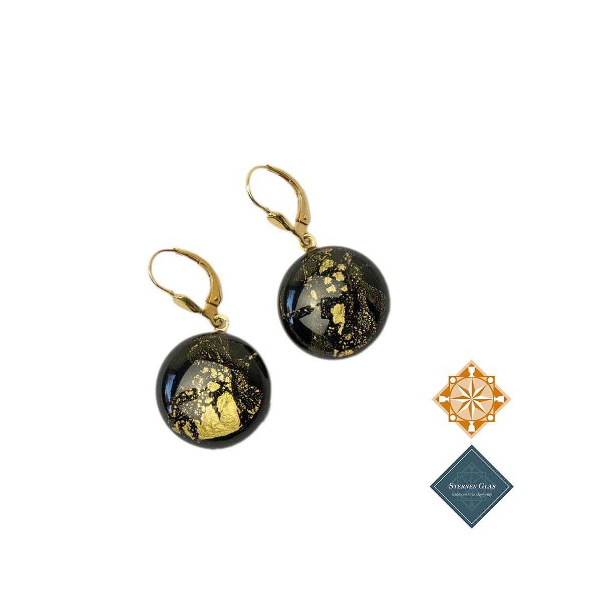 STERNEN GLAS | "Antonia" Round Earrings STERNEN GLAS | "Antonia" Round Earrings