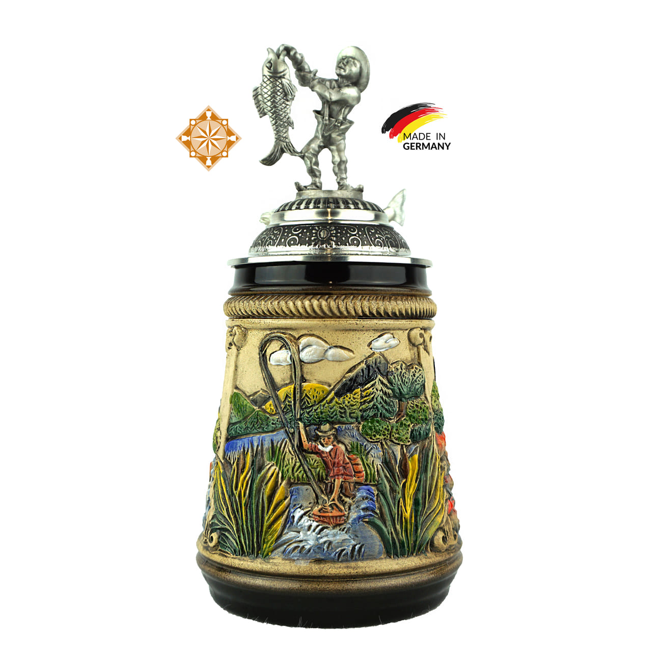 Beer Stein | Fisherman Beer Stein | Fisherman