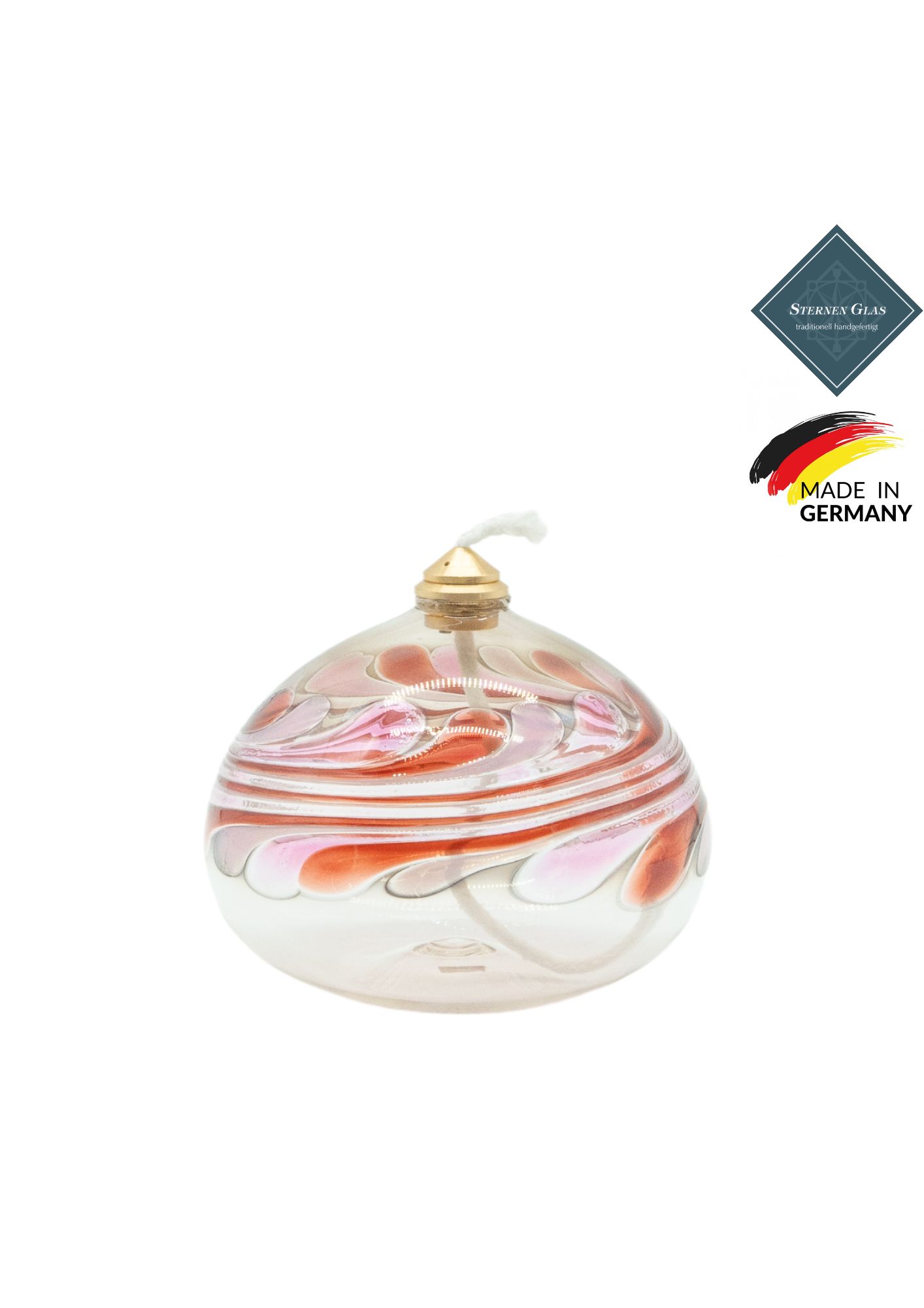 STERNEN GLAS | Small Oil Lamp | Pink STERNEN GLAS | Small Oil Lamp | Pink