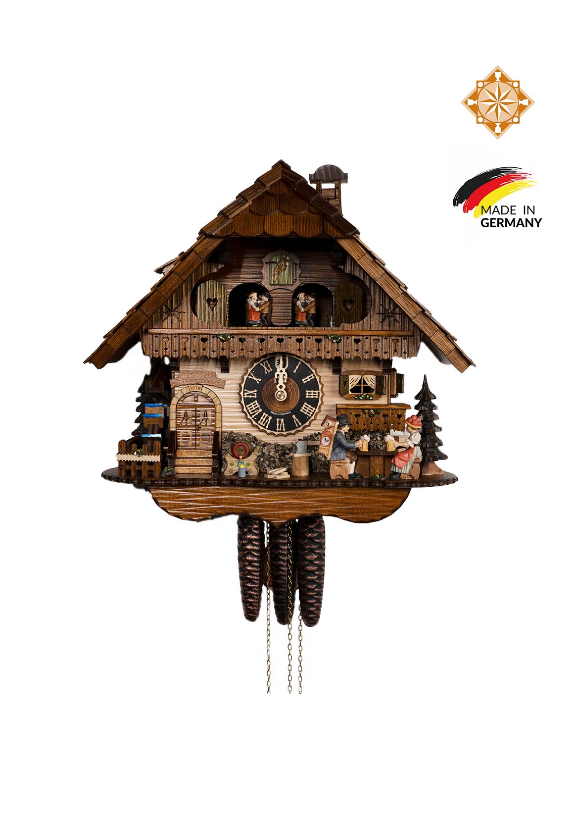 Cuckoo Clock | Hofgut Sternen | 1 Day Movement | Music