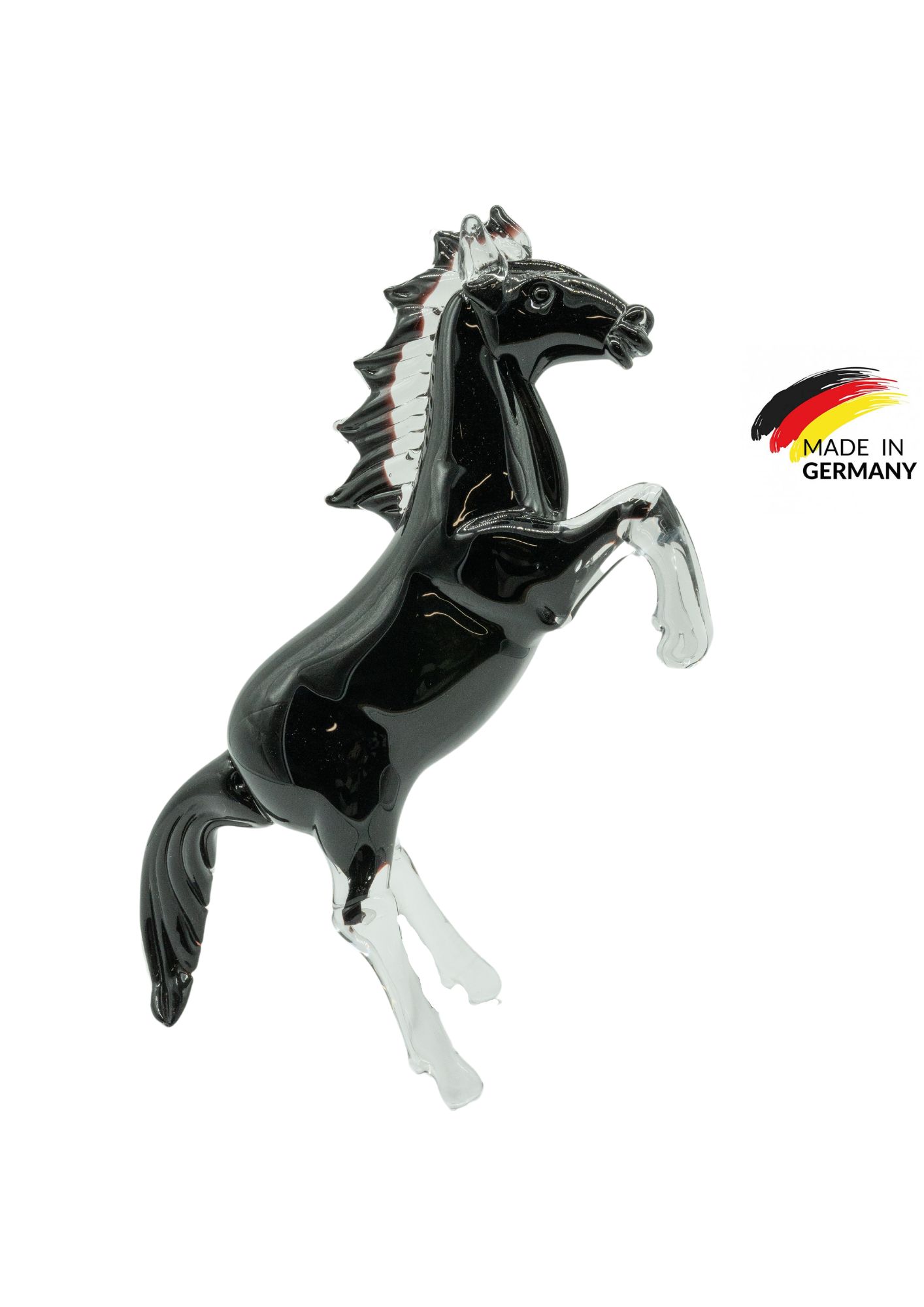 Glass Stallion | Black | 32cm Glass Stallion | Black | 32cm