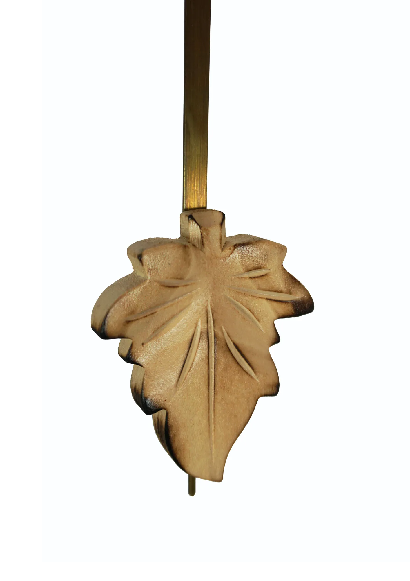 Cuckoo Clock  Natural Color Wood  8 Day Movement (4) Middle sized traditional hand carved beige mechanical cuckoo clock decorated with wine leaves and with three birds with 8 days mechanism, the clock is preserved in its natural wood color, made by Hönes
