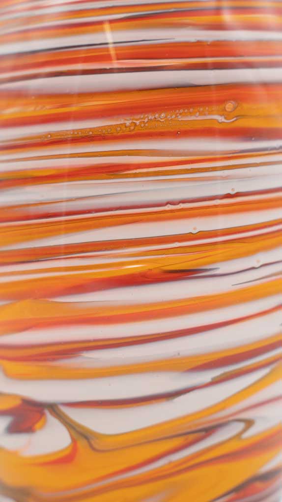 STERNEN GLAS | Olive Vase | Orange