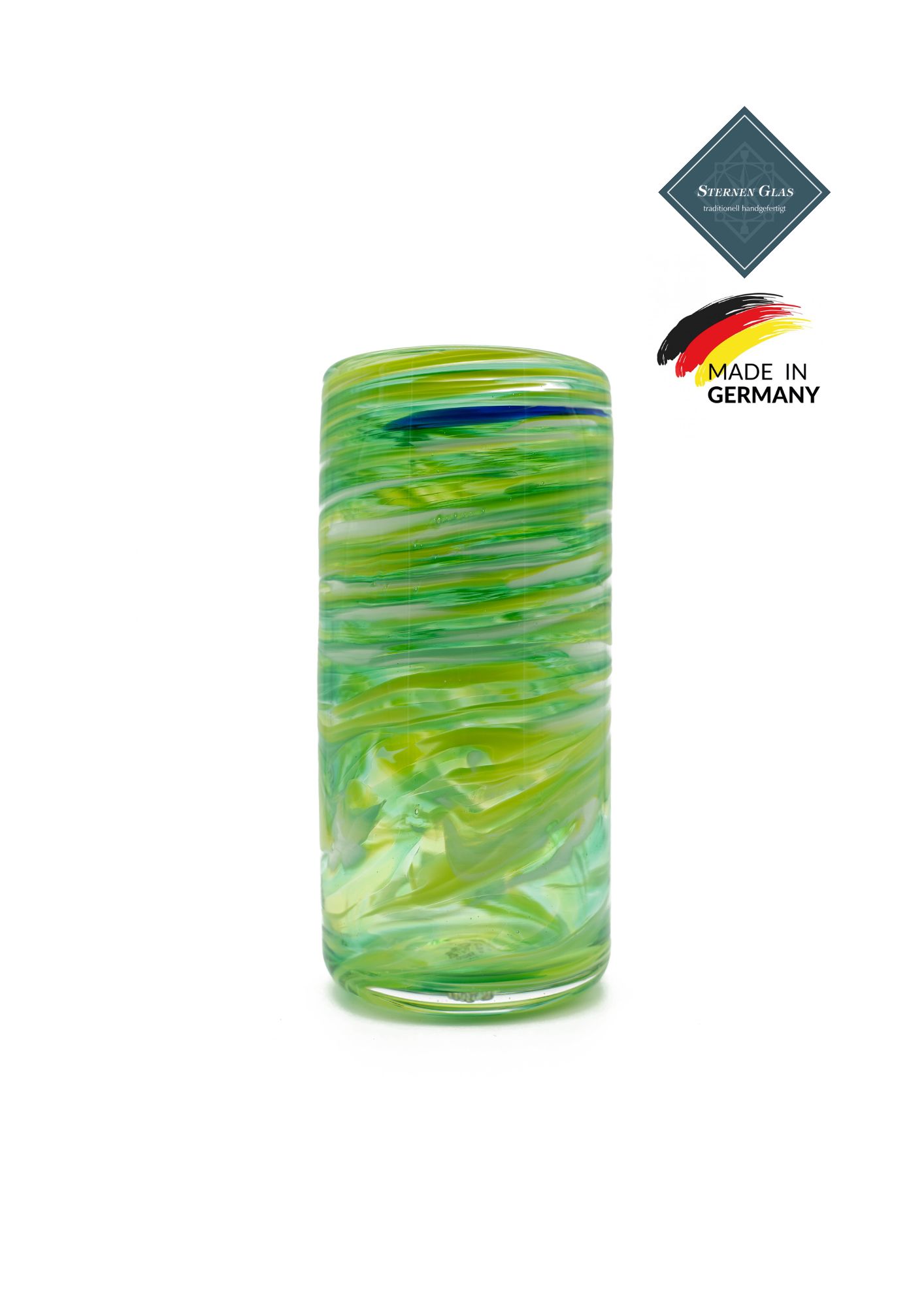 STERNEN GLAS | Cylinder Vase  | Green