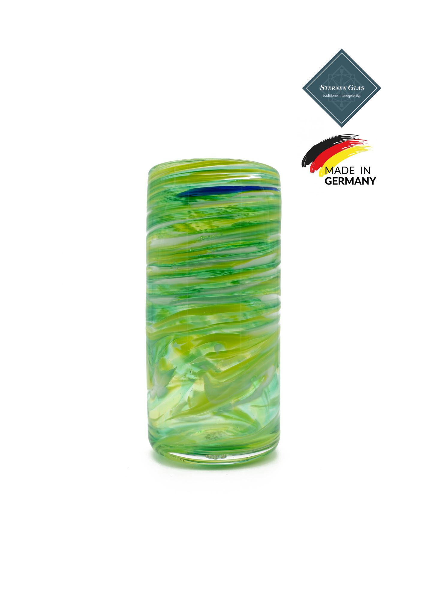 STERNEN GLAS | Cylinder Vase  | Green STERNEN GLAS | Cylinder Vase  | Green