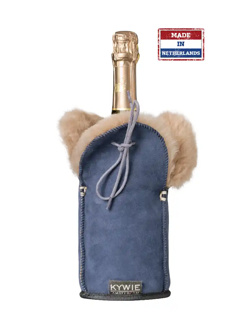 KYWIE | Champagne Cooler | Blue Suede KYWIE | Champagne Cooler | Blue Suede